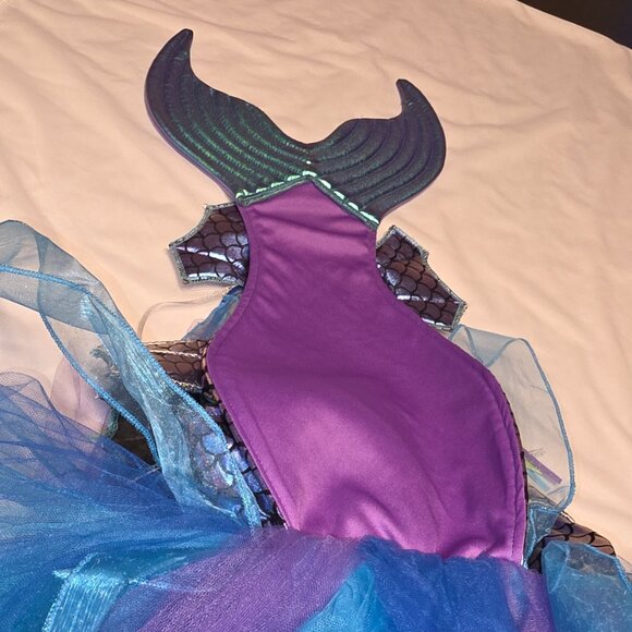 Gillians Closet Mermaid Dress Headband Tulle Tutu Size Small 5 to 6 yrs - Picture 11 of 16
